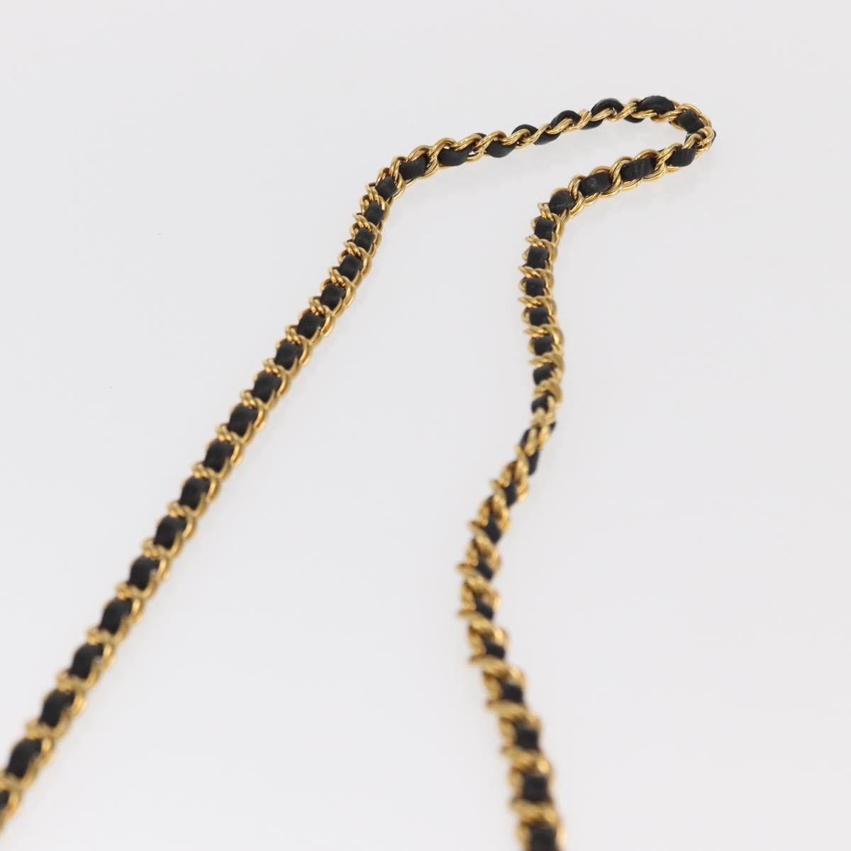 Bally Vintage Chain Shoulder Bag Quilted Leather, BLACK, LEATHER, Shoulder bag