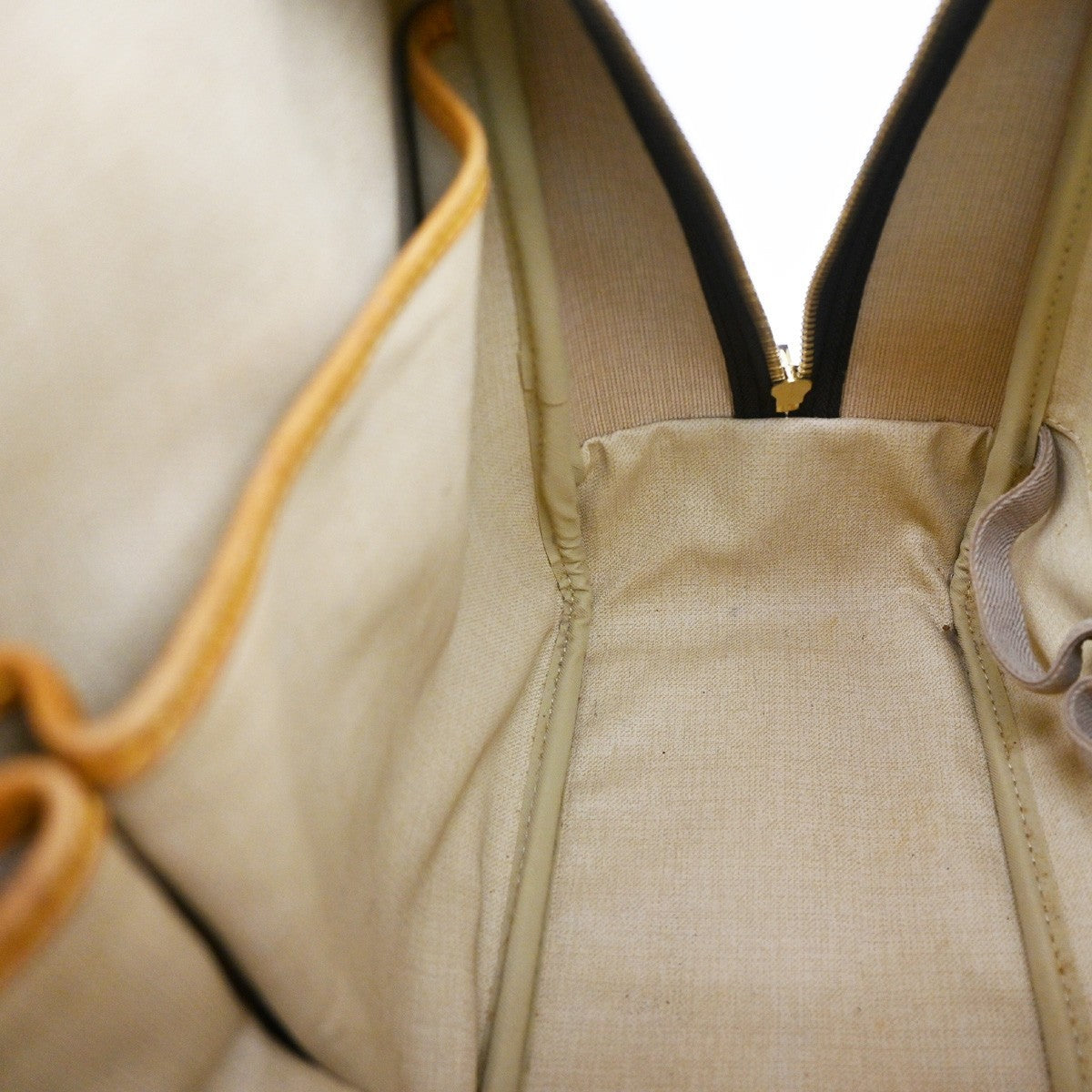 Louis Vuitton Deauville Handbag Monogram Canvas, BROWN, LEATHER, Handbag