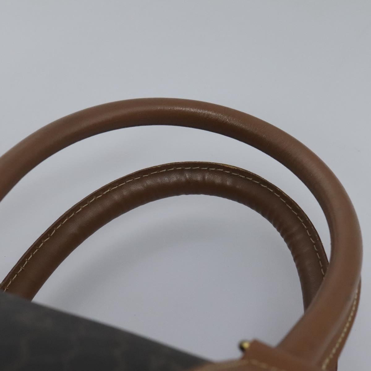 Christian Dior Vintage Honeycomb Handbag Canvas Leather, BLACK, CANVAS, Handbag