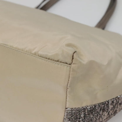 Salvatore Ferragamo Vala tote Nylon, SILVER, NYLON, Tote bag