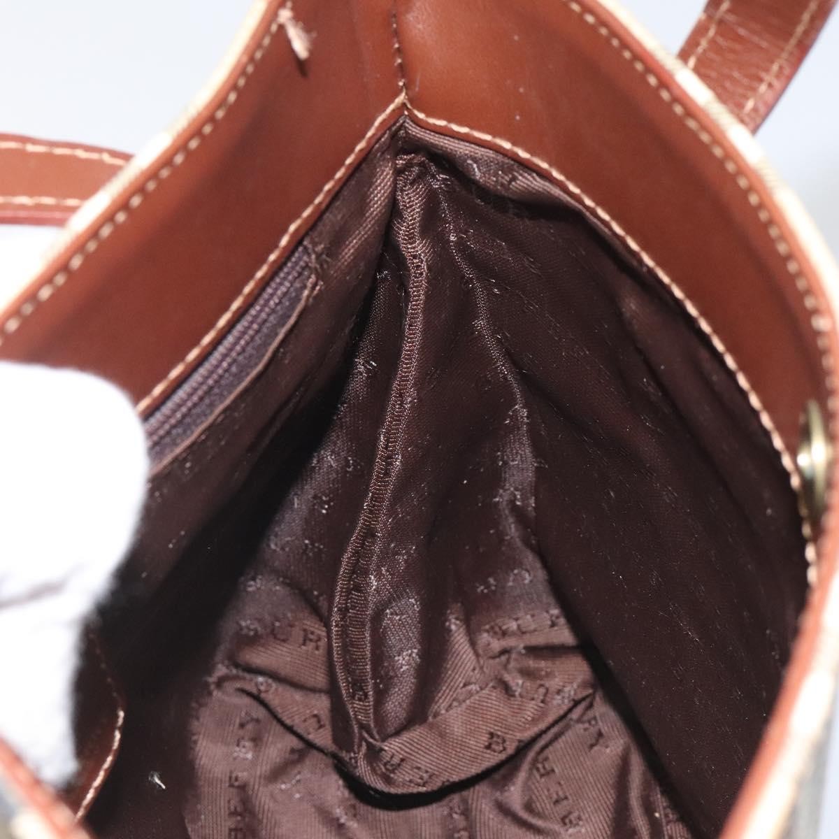 Burberry Top Handle Tote Haymarket Coated Canvas, BEIGE, CANVAS, Handbag