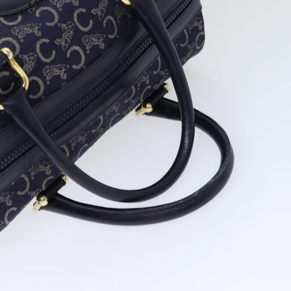 Celine C Sulky Boston bag Canvas, NAVY, CANVAS, Travel bag