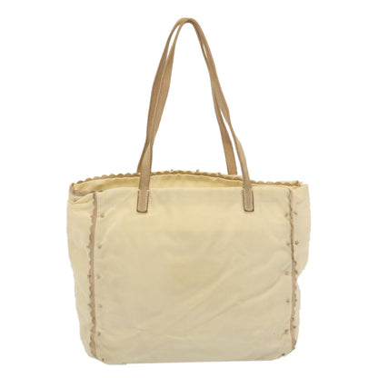Prada Tote Vitello Daino Vitello Daino, BEIGE, NYLON, Tote bag