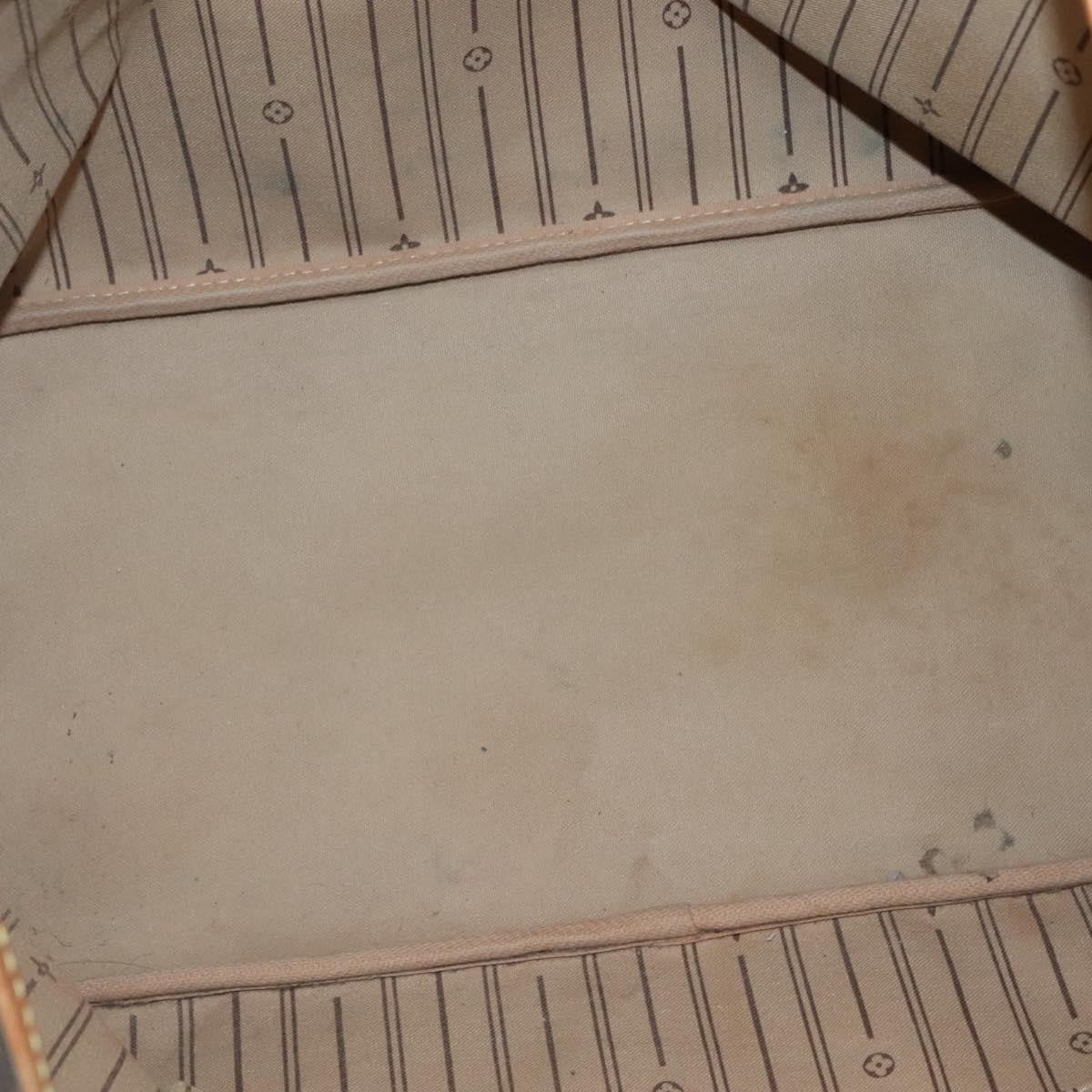 Louis Vuitton Neverfull Tote Monogram Canvas, BROWN, CANVAS, Tote bag