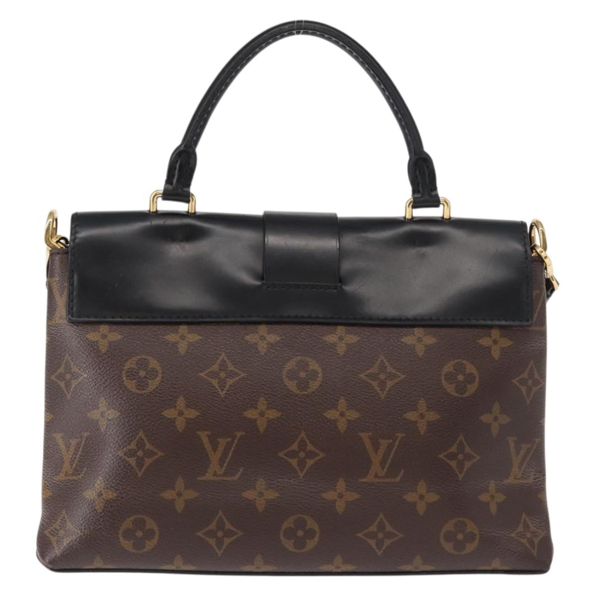 Louis Vuitton One Handle Flap Bag Monogram Canvas and Leather, BROWN, CANVAS, Handbag