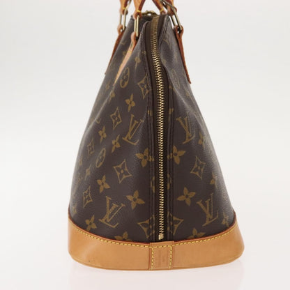 Louis Vuitton Alma Handbag Monogram Canvas, BROWN, CANVAS, Handbag
