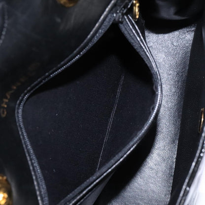 Chanel CC Turnlock Top Handle Flap Bag Patent leather, BLACK, PATENT_LEATHER, Handbag