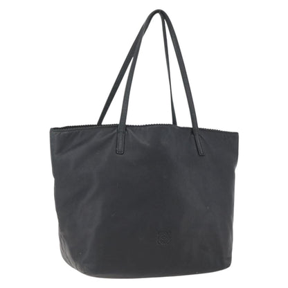 Loewe Anagram Tote Leather, BLACK, LEATHER, Tote bag