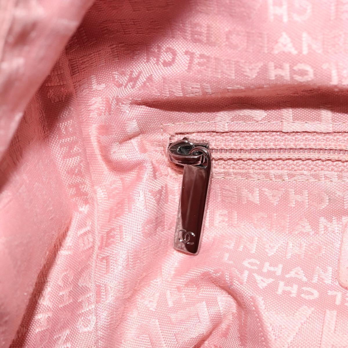 Chanel Chocolate Bar CC Bowler Bag Caviar skin, PINK, LEATHER, Handbag