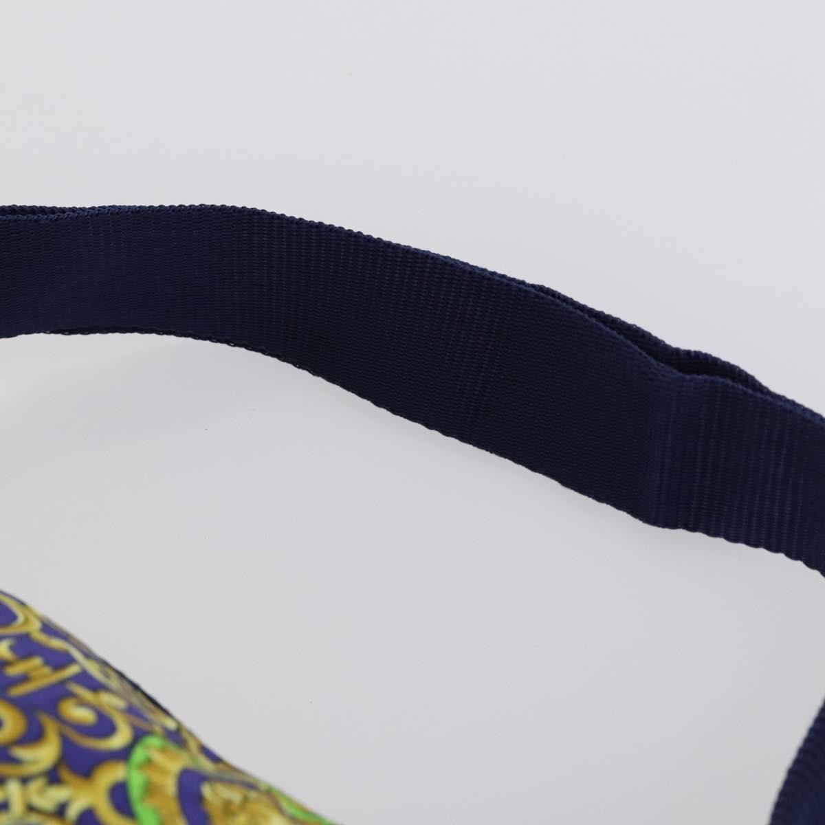 Versace Vintage Shoulder Bag Cotton, GREEN, COTTON, Shoulder bag