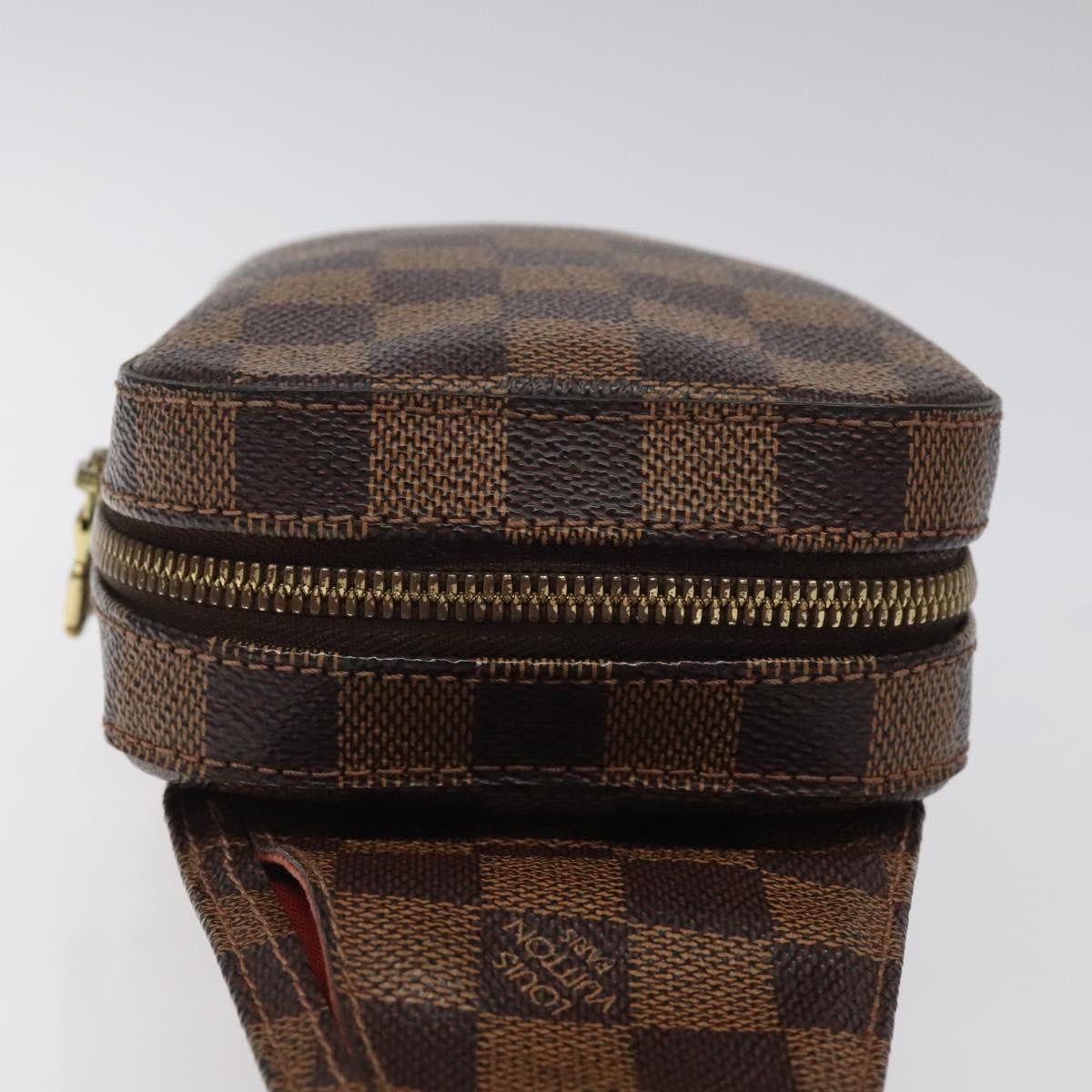Louis Vuitton Geronimos Waist Bag Damier, BROWN, CANVAS, Shoulder bag