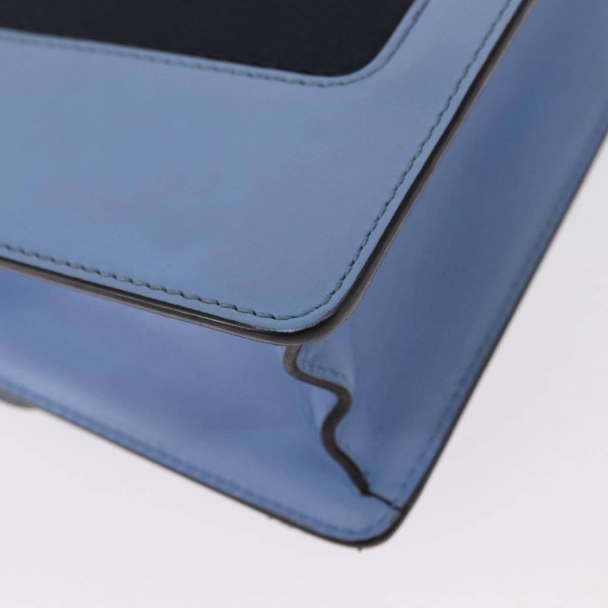 Gucci Sylvie Chain Shoulder Bag Leather, BLUE, LEATHER, Shoulder bag