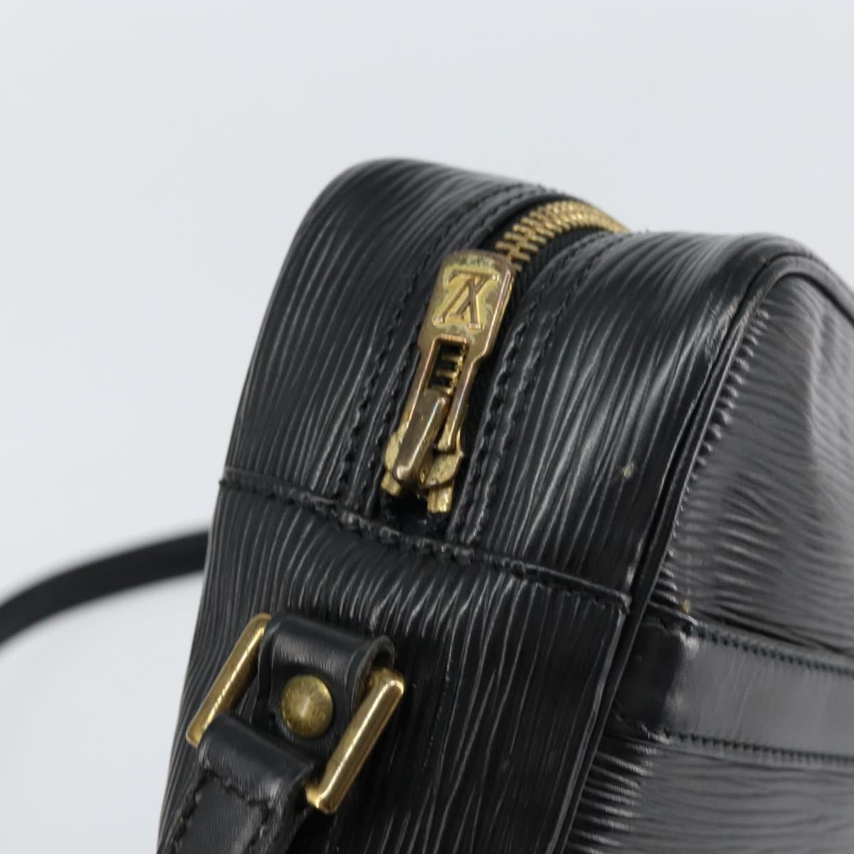 Louis Vuitton Trocadero Handbag Epi Leather, BLACK, LEATHER, Shoulder bag