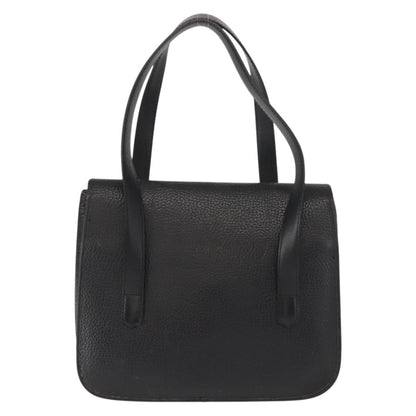 Christian Dior Vintage CD Handbag Leather, BLACK, LEATHER, Handbag