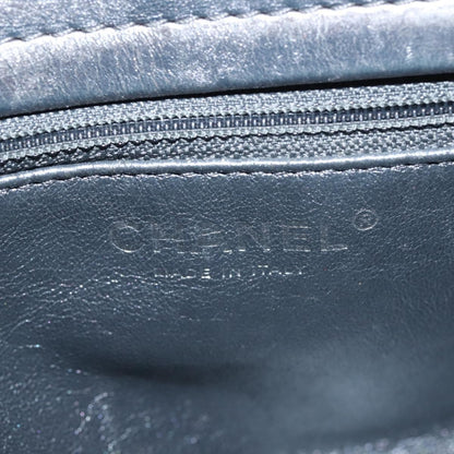 Chanel Reissue 2.55 Double Compartment Flap Bag Quilted Aged Calfskin, SILVER, LEATHER, Handbag