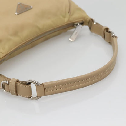 Prada Hobo Tessuto, BEIGE, NYLON, Shoulder bag