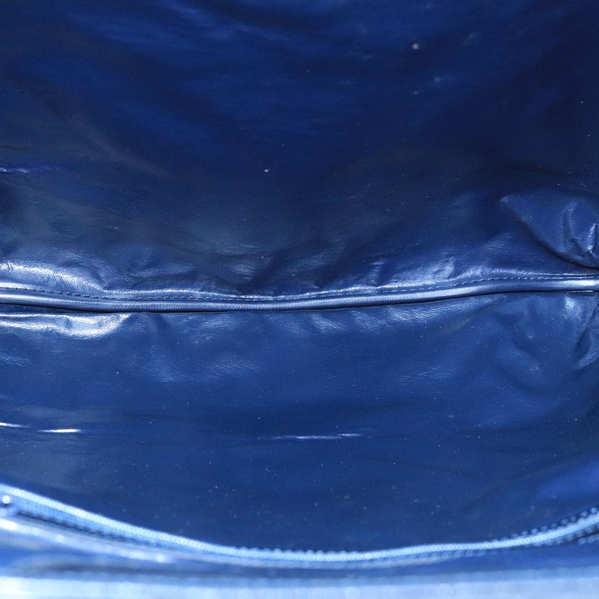 Celine C Macadam Handbag Canvas, NAVY, CANVAS, Handbag