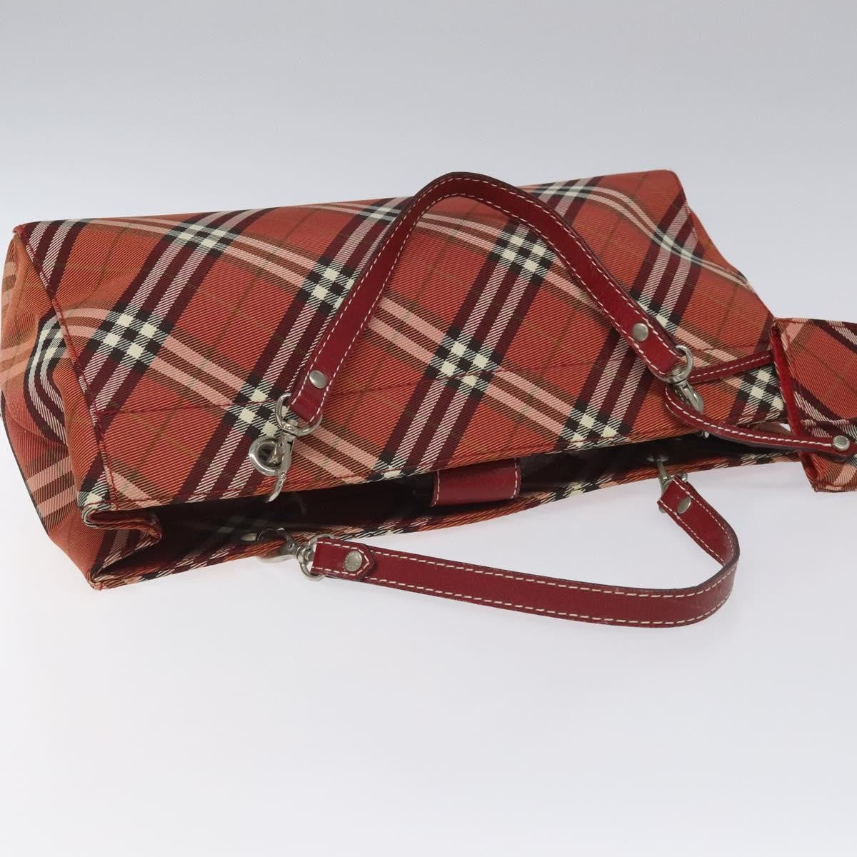 Burberry Nova Check Handbag Nova Check Canvas, RED, NYLON, Handbag