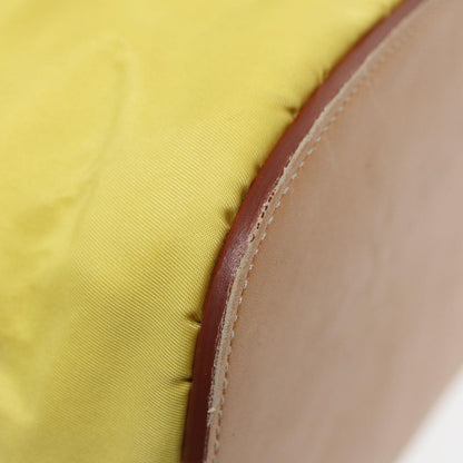 Prada Vintage Flap Messenger Bag Tessuto, YELLOW, NYLON, Shoulder bag