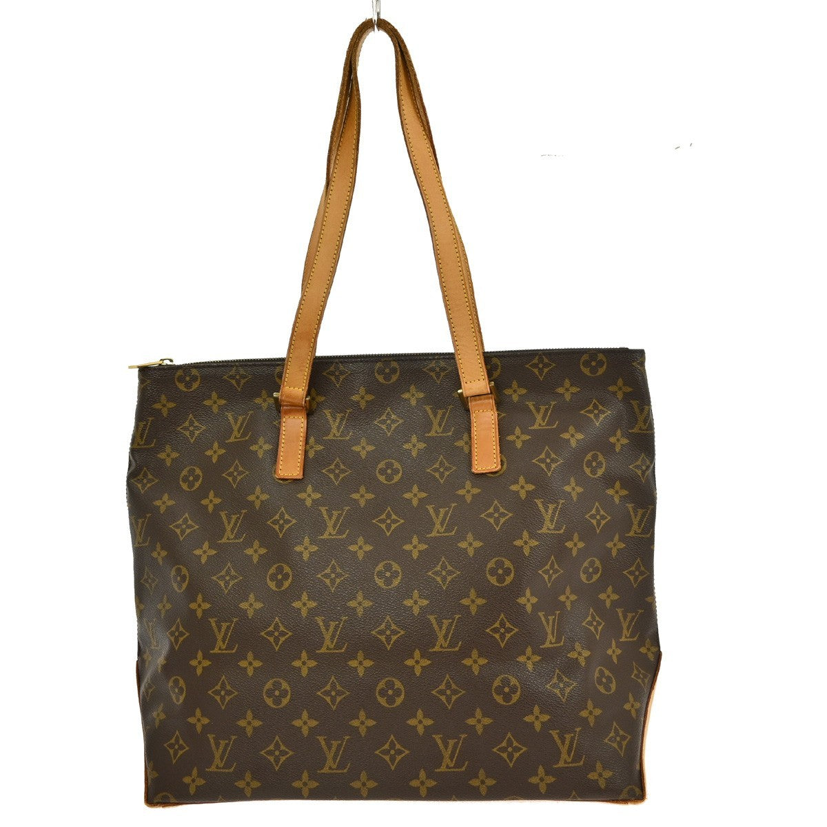 Louis Vuitton Cabas Mezzo Monogram Canvas, BROWN, CANVAS, Tote bag