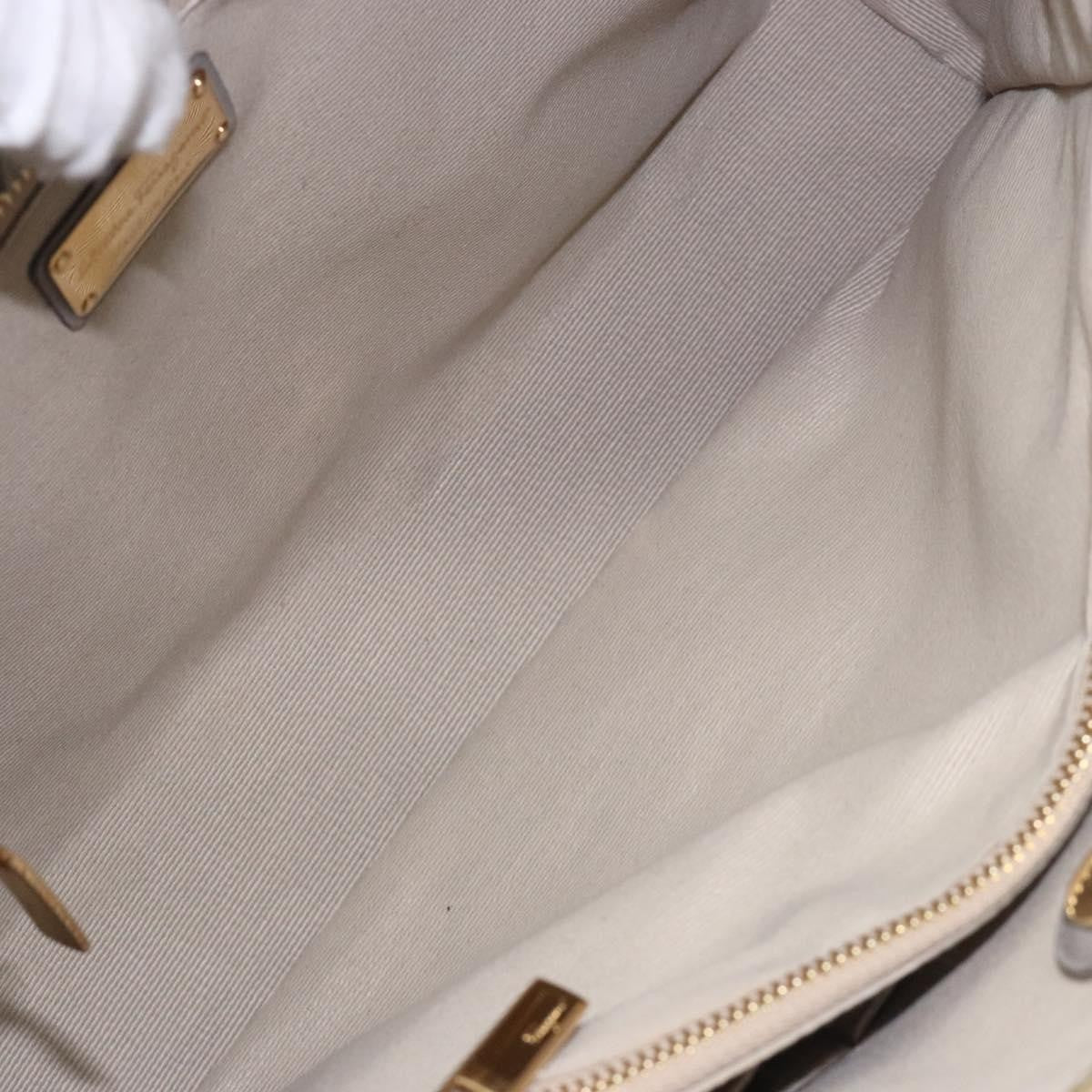 Salvatore Ferragamo Vala Handbag Leather, GRAY, LEATHER, Handbag