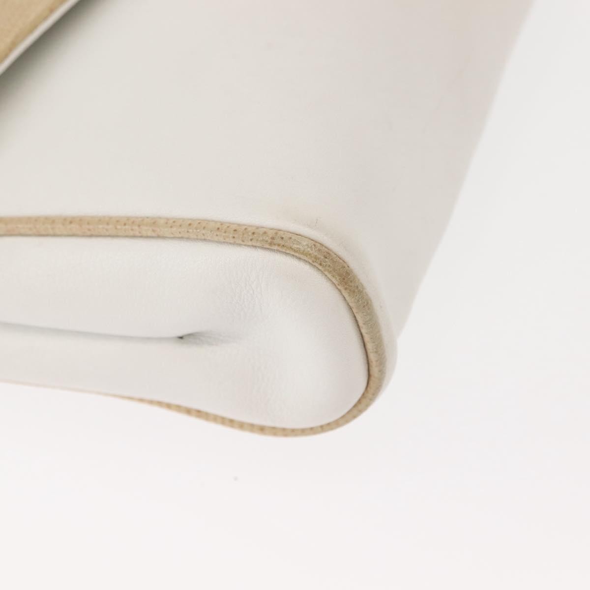 Celine Shoulder Bag Leather, WHITE, LEATHER, Shoulder bag