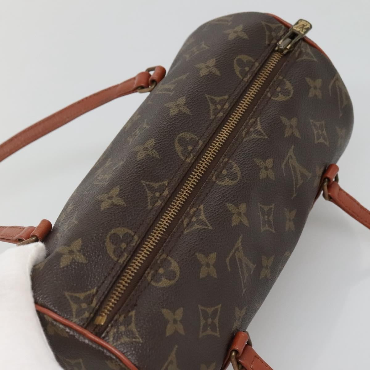 Louis Vuitton Papillon Handbag Monogram Canvas, BROWN, CANVAS, Handbag