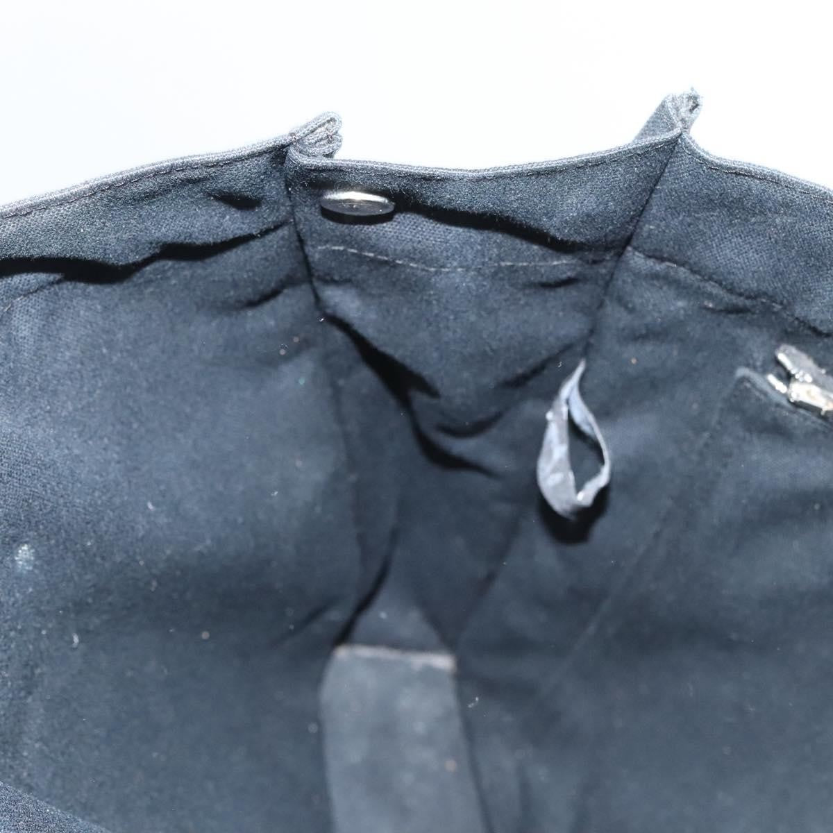 Hermes Fourre Tout Tote Canvas, BLACK, CANVAS, Tote bag