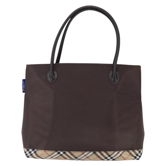 Burberry Blue Label Tote Bag Nylon, BROWN, NYLON, Tote bag