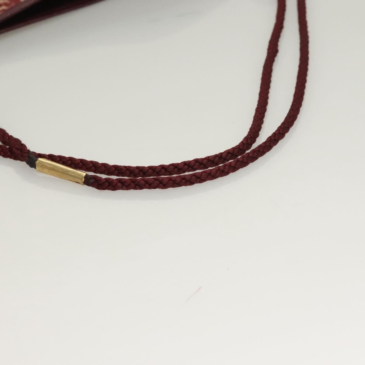 Christian Dior Vintage Trotter Shoulder Bag Canvas, RED, CANVAS, Shoulder bag