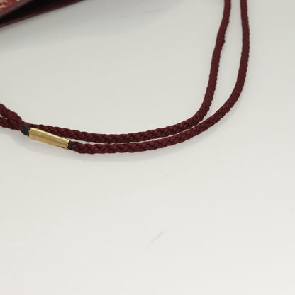 Christian Dior Vintage Trotter Shoulder Bag Canvas, RED, CANVAS, Shoulder bag