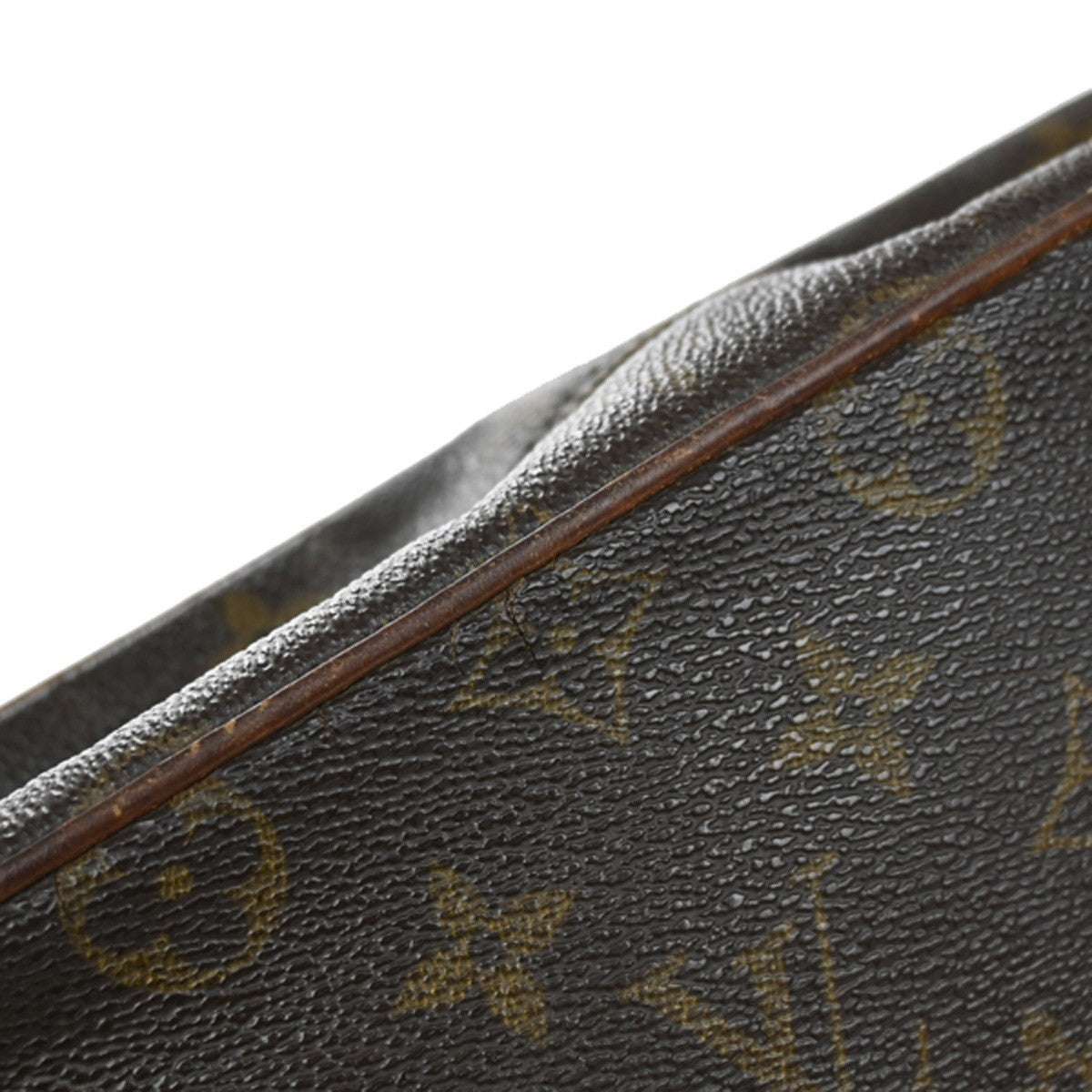 Louis Vuitton Compiegne Canvas, BROWN, LEATHER, Clutche & pouche