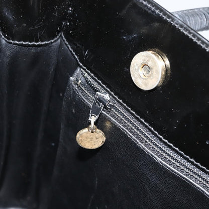 Chanel Vintage Tote Patent leather, BLACK, PATENT_LEATHER, Tote bag