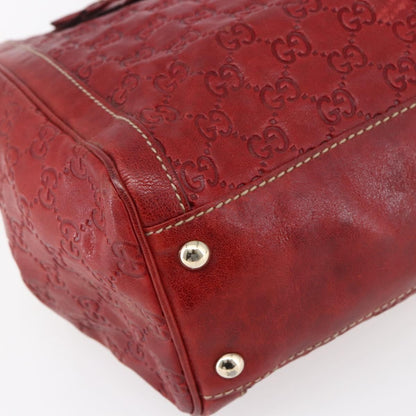 Gucci Vintage tote Leather, RED, LEATHER, Tote bag