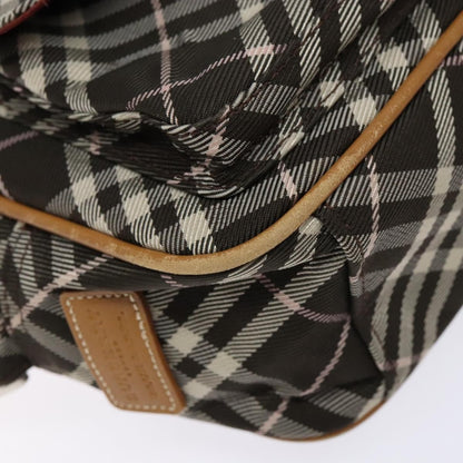 Burberry Nova Check Blue Label Canvas, BROWN, CANVAS, Shoulder bag