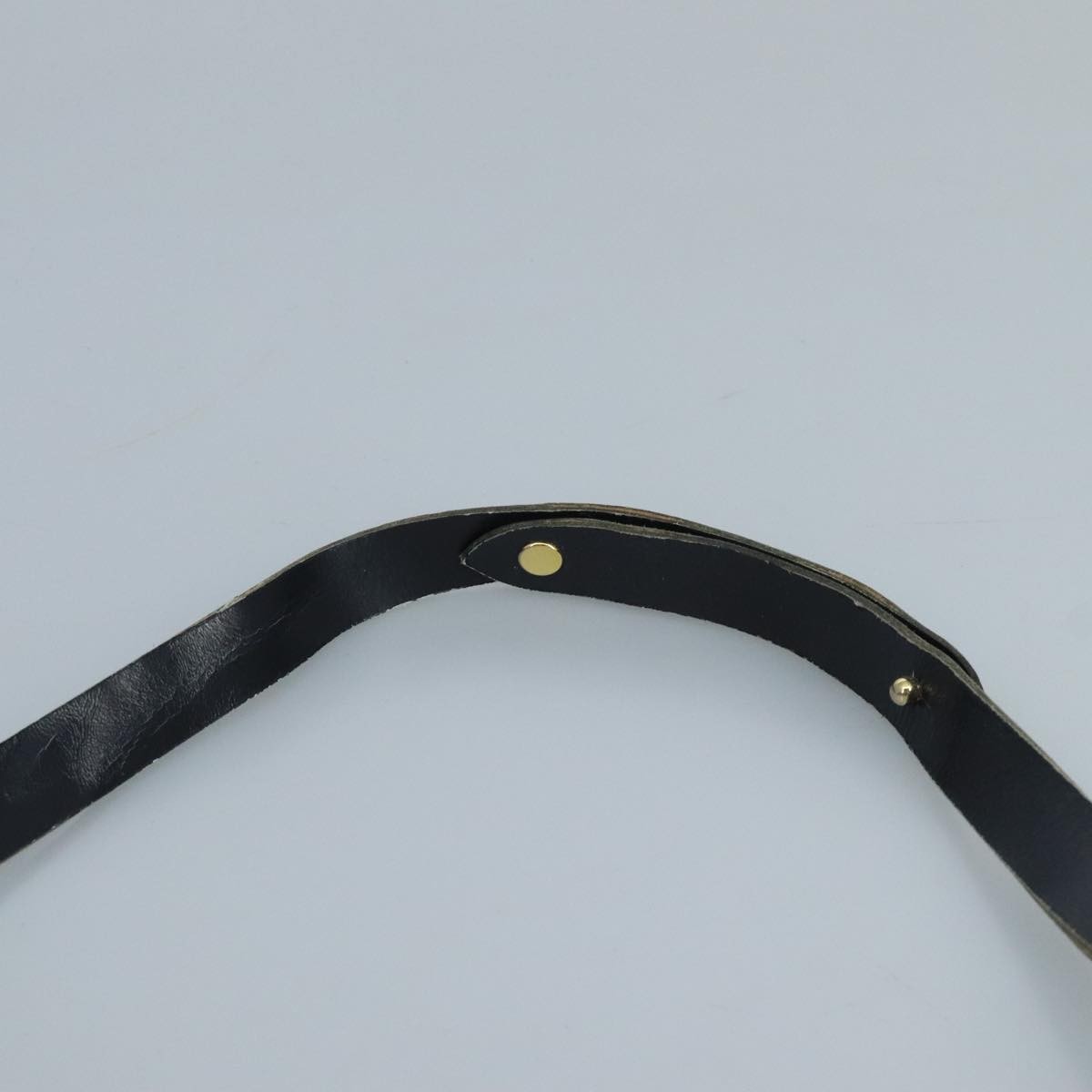 Christian Dior Vintage Trotter Shoulder Bag Canvas, NAVY, CANVAS, Shoulder bag