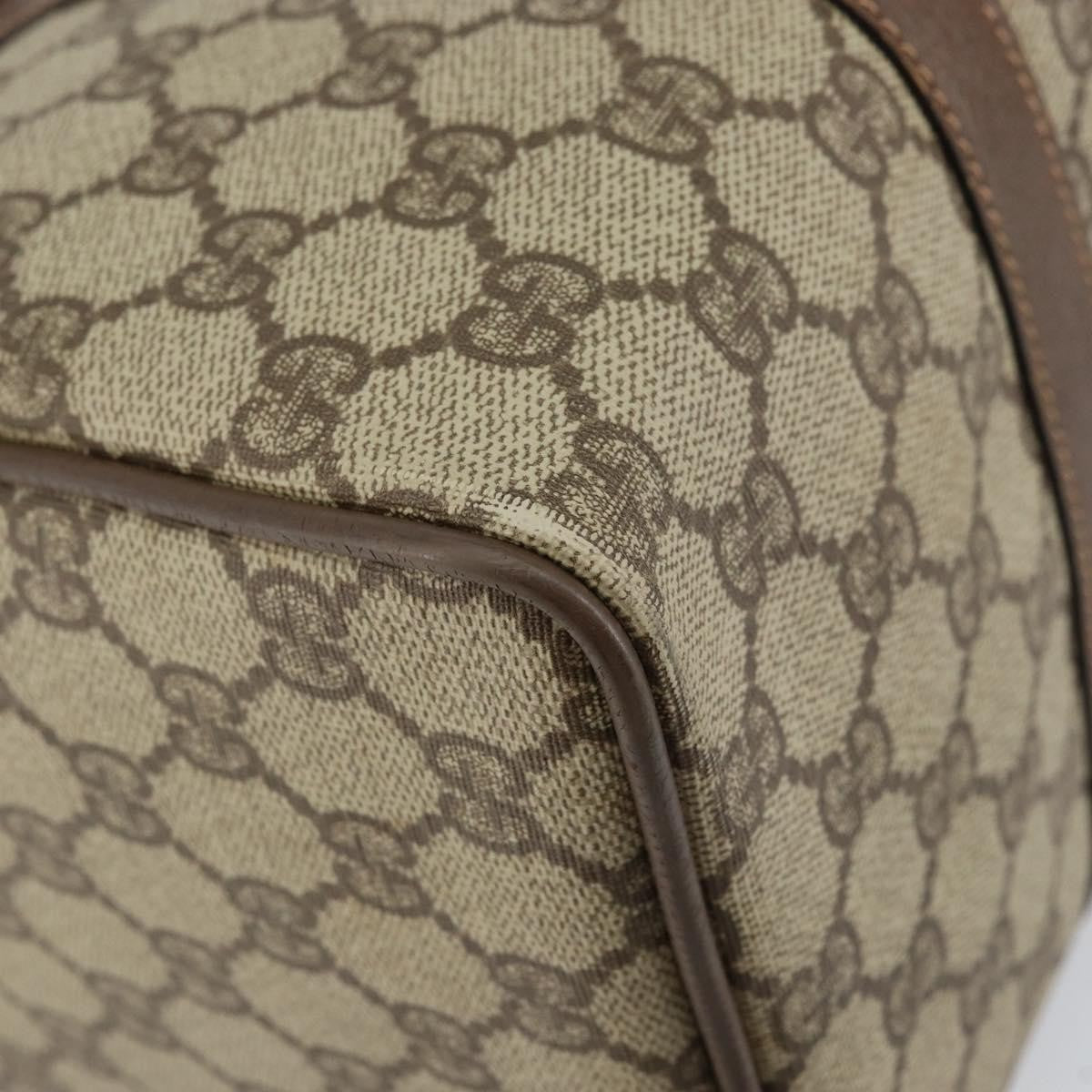 Gucci Vintage Duffle Bag GG Coated Canvas, BEIGE, CANVAS, Travel bag