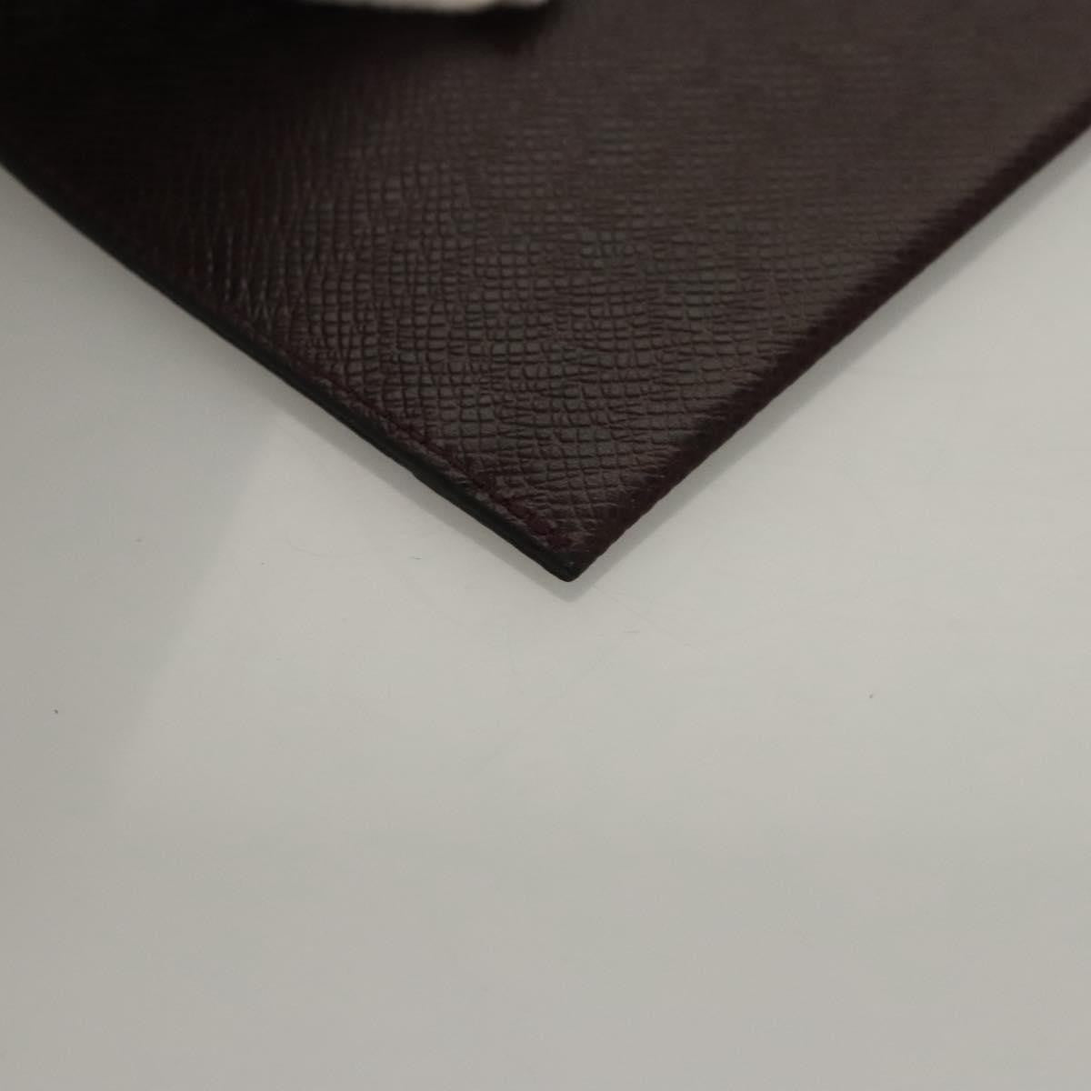 Louis Vuitton Envelope Pouch Epi Leather, BURGUNDY, LEATHER, Clutche & pouche