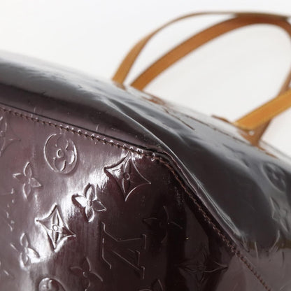 Louis Vuitton Bellevue Handbag Monogram Vernis, BURGUNDY, PATENT_LEATHER, Tote bag