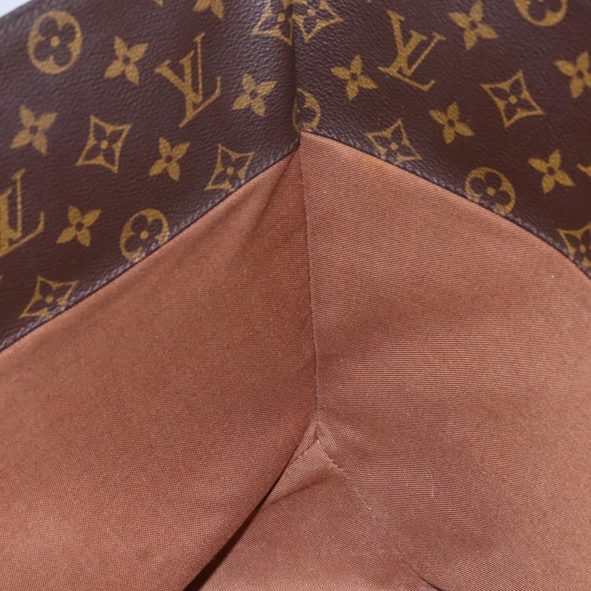 Louis Vuitton Shopping Sac Handbag Monogram Canvas, BROWN, CANVAS, Tote bag