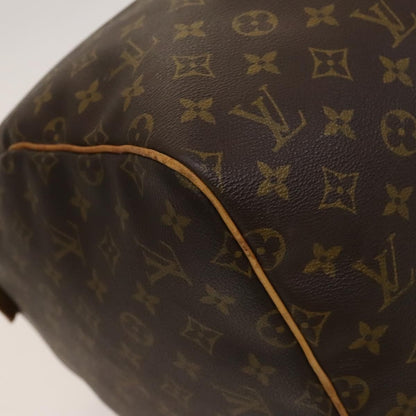 Louis Vuitton Keepall Bag Monogram Canvas, BROWN, CANVAS, Travel bag
