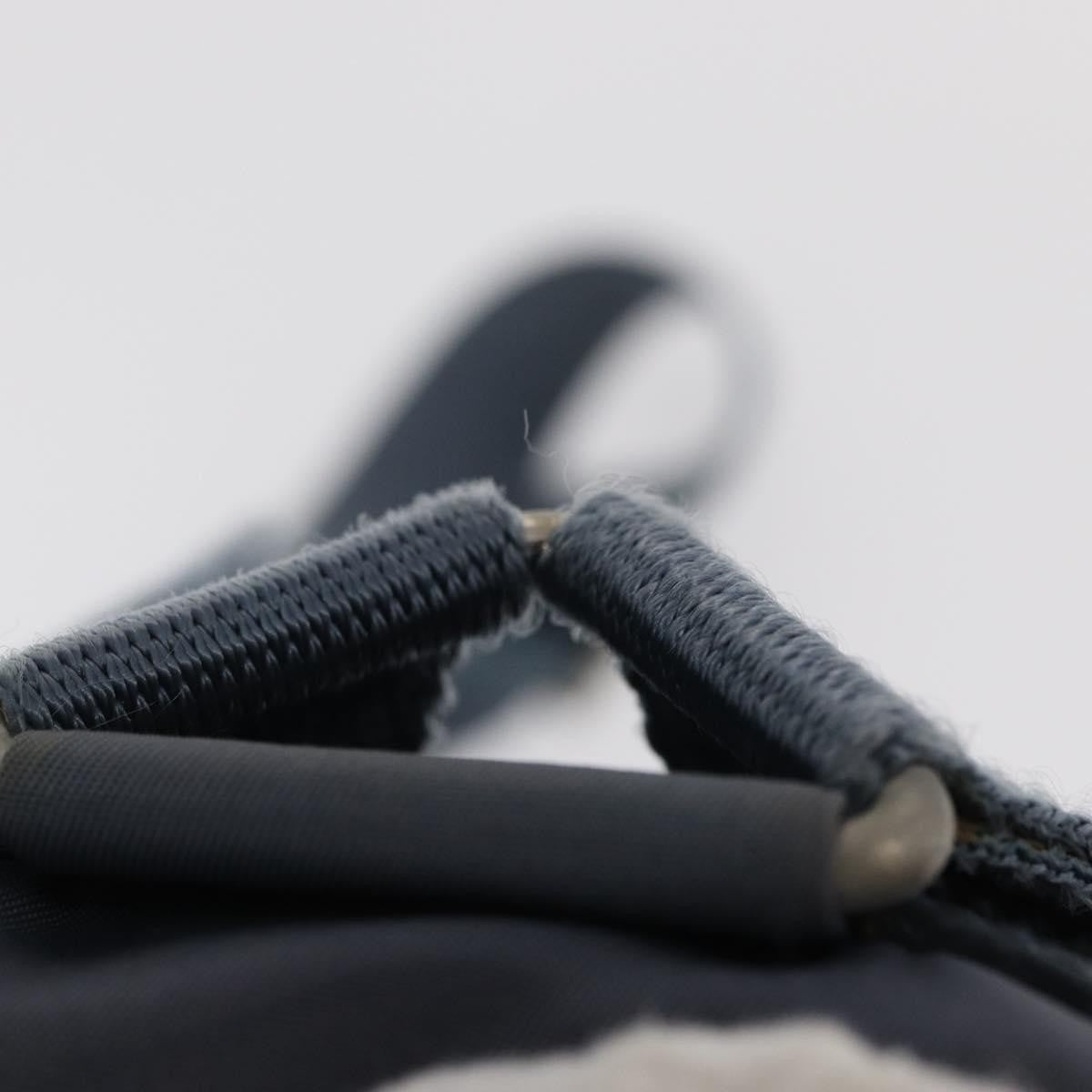 Prada Vela Double Front Pocket Backpack Tessuto with Saffiano Leather, BLUE, NYLON, Backpack