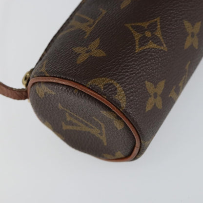 Louis Vuitton Papillon Pochette Monogram Canvas, BROWN, CANVAS, Clutche & pouche