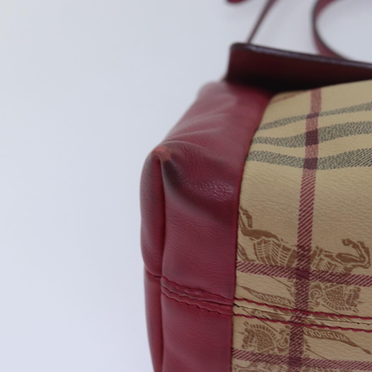 Burberry Nova check Shoulder bag Canvas, BEIGE, CANVAS, Shoulder bag