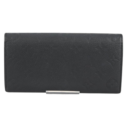 Louis Vuitton Portefeuille Sarah Wallet Monogram Empreinte, BLACK, LEATHER, Wallets