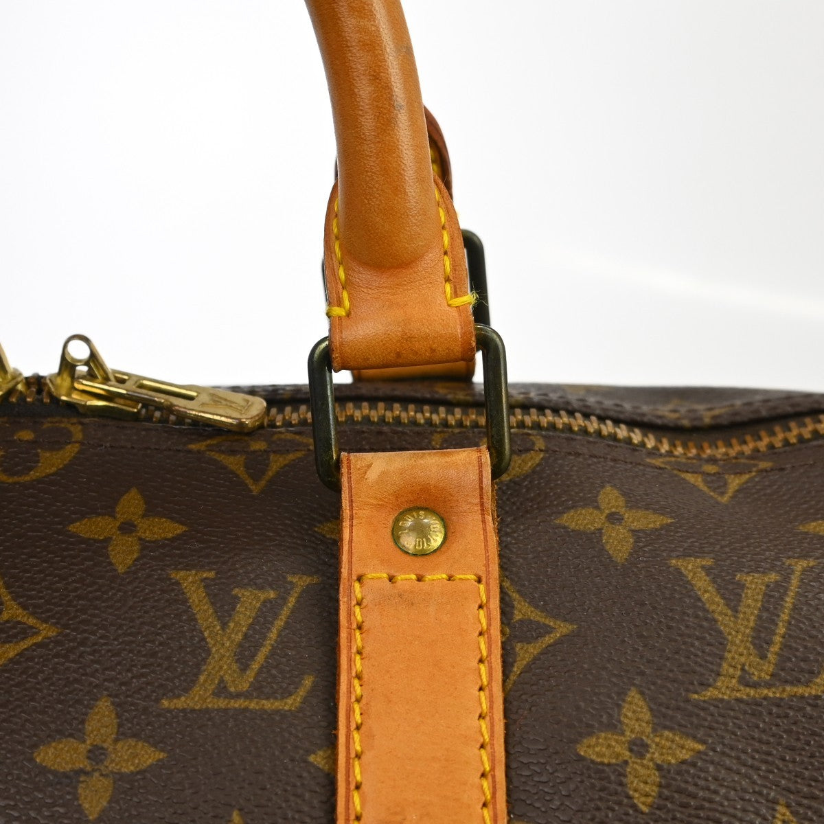 Louis Vuitton Keepall Bag Monogram Canvas, Brown, Canvas, Travel Bag