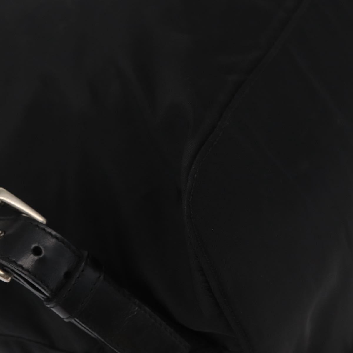 Prada Double Front Pocket Backpack Tessuto, BLACK, NYLON, Backpack