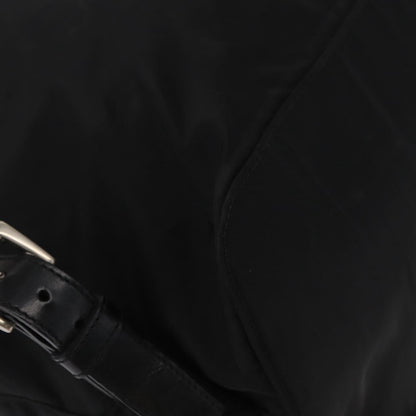 Prada Double Front Pocket Backpack Tessuto, BLACK, NYLON, Backpack