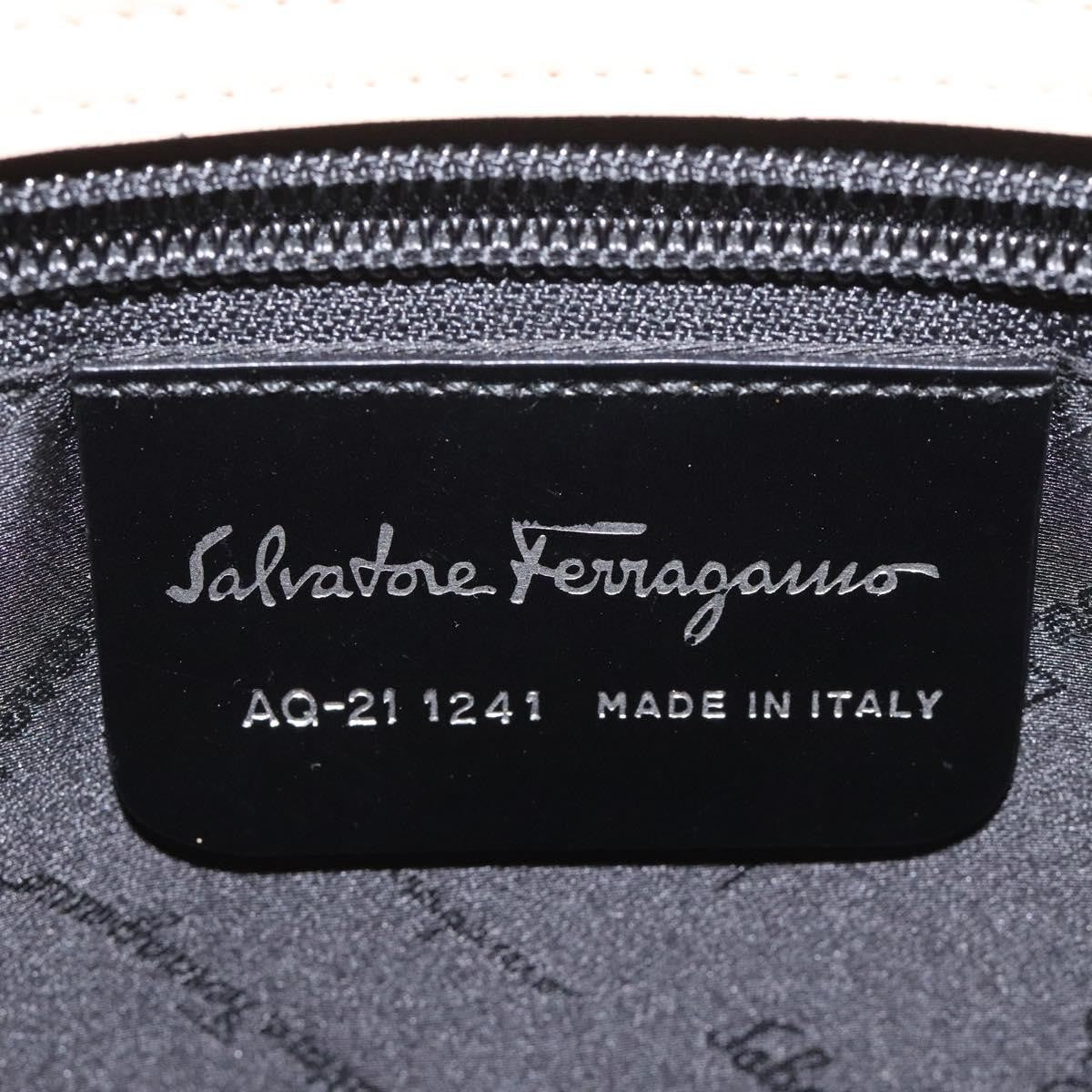 Salvatore Ferragamo Vintage Tote bag Patent Leather, BLACK, PATENT_LEATHER, Tote bag