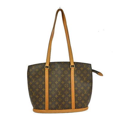Louis Vuitton Babylone Handbag Monogram Canvas, BROWN, CANVAS, Tote bag